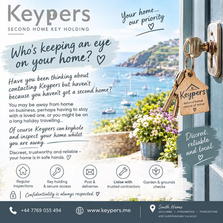 Keypers Second Home Key Holding Salcombe Kingsbridge Thurlestone