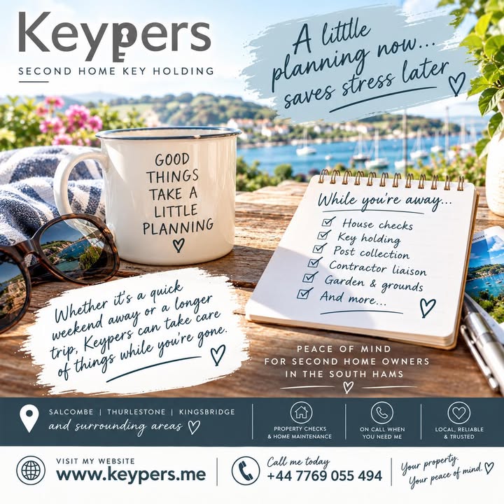 Keypers Second Home Key Holding Salcombe Kingsbridge Thurlestone