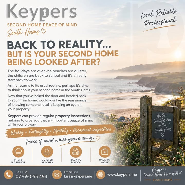 Keypers Second Home Key Holding Salcombe Kingsbridge Thurlestone