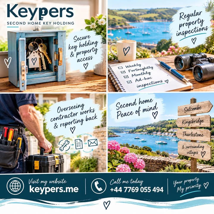 Keypers Second Home Key Holding Salcombe Kingsbridge Thurlestone